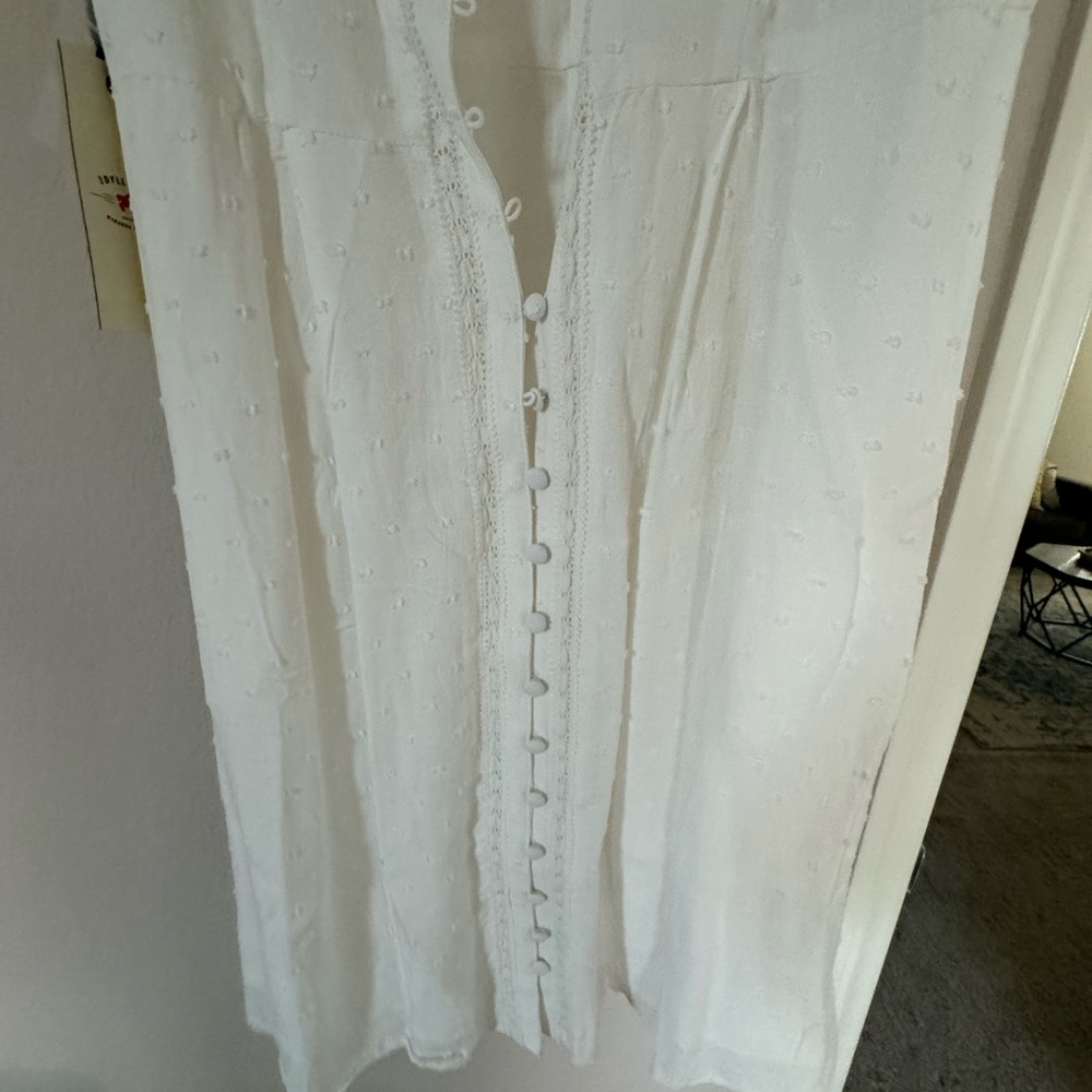 Front buttoning mini dress NWT - Picture 3 of 5